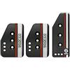 Sparco 037879OP01 Settanta Pedale Doppio, Nero Opaco