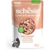 SCHESIR GATTO BUSTA COMPLETE NUTRITION TONNETTO CON SALMONE 85 g