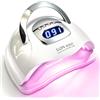 KORVORIA 380W Lampada Unghie UV LED Asciugatrice Professionale per Gel Manicure | 4 timer, 81 LED, display LCD, sensore IR auto. Per mani/piedi e tutti i gel UV. Ideale per principianti & pro