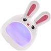 LIFKOME Lampada UV LED Mini per Unghie 8 LED Abs, Asciugatura Rapida in 60 Secondi, Design Coniglio Bianco per Nail Art e Uso DIY