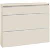 Dmora Scarpiera Apollonio 120x26.5x108h cm Beige 16 Paia 9 Ripiani, Mobile Portascarpe 9 Vani
