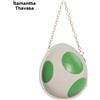 Samantha Thavasa Portachiavi Samantha Thavasa Super Mario Bros Movie Yoshi Egg 3D Bag Charm