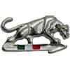 miss divisa Volante Polizia di Stato pantera argento con tricolore mini spilla - Pin in Metallo Smaltato Oro cm 1,5