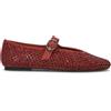 KURT GEIGER Ballerina donna bordeaux in pelle