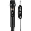 D Debra PU-12 Microfono Wireless UHF 30 Canali 50m Ricaricabile Plug&Play | Microfono UHF 30 Canali, 50m Portata, Ricaricabile Type-C, 40-18kHz, Plug&Play 6.35mm, per Conferenze