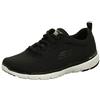 Skechers Flex Appeal 3.0 First Insight, Sneakers Donna, Nero Black Mesh White Trim, 37.5 EU