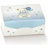 Social Crazy Scatole Portaconfetti mattonella per cerimonie Personalizzate - orsetto - Scatoline Bomboniere battesimo, compleanno, porta bomboniere personalizzato MADE IN ITALY (10 Pz)