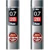 Pentel Ain Stein - Mine di ricarica meccaniche, confezione da 2 tubi (0,7 mm, 2B)