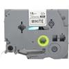 BROVACS Nastro laminato nero su bianco, compatibile con stampanti Brother P-Touch TZ 241 TZe 241 18 mm 3/4 OPA4241