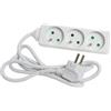 Debflex 705950 - Multipresa con 3 prese 16A, 1m, colore: Bianco