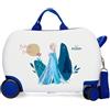 Disney Frozen Valigia per Bambini Rigida in ABS con Chiusura a Combinazione Laterale, 4 Ruote - Bagaglio a Mano | Joumma Bag