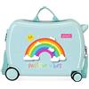 Enso Arcoiris Positive Vives, Valigia Per Bambina, Turchese (Turquoise), 50x39x20 cm