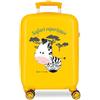 Movom Adventures - Valigia da cabina gialla, 33 x 50 x 20 cm, rigida 2 kg, chiusura a combinazione laterale, in ABS, 2 kg, 33 l, bagaglio a mano, giallo, Taglia unica, Valigia cabina