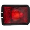 EDA PREMIUM auto Faro anti-nebbia Sinistra o Destra Rosso 7D0945729 compatibile per VW TRANSPORTER T4 / CARAVELLE 1990-2003, P21W, posteriore, sul paraurti, senza portalampada