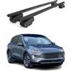 OMAC Barre Portatutto Trasversali in Alluminio per Ford Kuga III 2019-2026 - City Crash - ISO/PAS 11154
