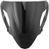 CENAP Cupolino Moto Per Kawasaki Per Ninja Per ZX6R Per ZX-6R 636 2024 2025 Moto Doppia Bolla Deflettore Spoiler Antivento Parabrezza(Nero)