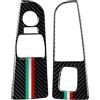 Ylrng Auto Finestra Ascensore Pannello Interruttore In Fibra Di Carbonio Interni Adesivo Trim Per Fiat Per Grande Per Punto 199 2005-2009 Coperchio Pulsante Finestra Interruttore