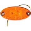 Wcawnlt Luce di posizione ambra, 12 V, LED, luce di posizione laterale, connettore a vite, luce di posizione con funzione di freccia/segnale per camion, rimorchio, roulotte, trattore, autobus, 1 pezzo