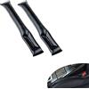 Colrid 2 Pezzi Seggiolino Auto Gap Filler Pad, Tappetino Riempimento Seggiolino, Riempimento del Sedile Interno, Prevenire la Caduta Di Oggetti, per Auto per la Maggior Parte dei Modelli di Auto (Nero)