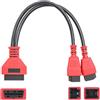 CTobd Adattatore OBD2 SGW Cavo per Jcan Alfa Romeo Dodge Ram Jeep Fiat Fca Chrysler 12+8 Adattatore Cavo Connettore Gateway di Sicurezza Protocollo di Bypass Programmazione Compatibile con DS808 Test DS808
