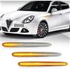 POPMOTORZ LED Dinamico Luci Laterali per Alfa-Romeo Giulietta 2010-2021 Renault Megane 3 2008-2016, Frecce Laterali LED con Canbus Senza Errori 4014 SMD, 2 Pezzi