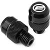 chennini Tappo per foro specchietto retrovisore moto Per CFMOTO 800NK 800 NK 800MT MT450, Dimensioni M10X1,25, Accessori Per Moto, Tappi Per Fori Specchietti Retrovisori Laterali In Alluminio CNC(A Black)