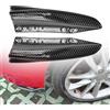 FINMOKAL 2 splitter laterali per paraurti posteriore, spoiler inferiore, compatibili con Audi A3 S3 8V Sline 2013-2016 (effetto fibra di carbonio)