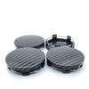 JGDLBXJY 4Pcs Coprimozzi Coprimozzo per Audi A1 A2 A3 A4 A5 A6 A7 A8 2010-2023,60mm Accessori per Cerchioni per Pneumatici per Auto Accessori Protettivi Tappi per Cerchi Decorativi,Black