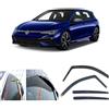 AC WOW 4 deflettori antipioggia per Volkswagen Golf 8 VIII MK8 5 porte hatchback 2020 2021 2022 2023 2024 2025