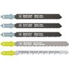 Fein Set di 5 lame per seghetto alternativo F-IRON Jig 26 AS, lame per seghetto alternativo per metallo e legno 63503188010