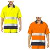 Issaline Polo da lavoro alta visibilità Issaline 8584N Bicolor Hi Vis