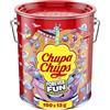 Chupa Chups Latta, Lollipop, Gusti Assortiti, Fragola, Panna Fragola, Vaniglia, Cola, Lampone, Ciliegia, Arancia, Confezione da 150 Lecca Lecca Monoporzione, Ottimo come Idea Regalo, per Compleanni