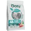 Oasy dry dog monoprotein adult small/mini anatra 800 g