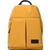 KCB Zaino Antifurto Piccolo da Uomo Skid | Design spazioso e pratico | Tasche multiuso | Scomparto per tablet | Maniglie regolabili | 100% Vegano, Mostarda, M