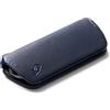 Bellroy Key Cover Plus, Organizer sottile in pelle - Navy | Portachiavi in pelle che ospita fino a 8 chiavi, tenendole ferme e in ordine