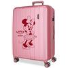 Disney Joumma Minnie Love Valigia media rosa 48x65x27 cm rigida 3,5 kg chiusura TSA integrata ABS 3,5 kg 72L espandibile
