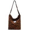 Jiliyote Cord - Borsa a tracolla da donna, grande, con chiusura lampo, grande borsa a tracolla da donna, borsa a tracolla in corda, per ragazze, scuola, università, shopping, ufficio