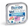 Generico MONGE Gatto VetSolution Dermatosis Feline | alimento umido dietetico completo per gatti per il supporto della funzione dermica, monoproteico, Made in Italy, 12 scatolette da 100 grammi.