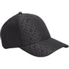 Tommy Hilfiger Donna Cappellino Monogram con Chiusura Regolabile a Clip, Nero (Black), Taglia Unica