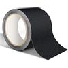 XFXIA Nastro Adesivo Antiscivolo Nero Nastro Antiscivolo 10cm*5m Strisce Antiscivolo Per Scale Interni/Esterni (10cm*5m, Nero)