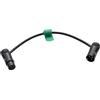 HangTon Cavo audio HangTon per registratori, mixer, microfoni, altoparlanti, dispositivi audio, Mixpre 10 II, Zoom F8n, Zaxcom, Sony, Canon, fotocamera, XLR 3 Pin maschio a femmina, angolato a destra a basso