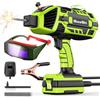 Seesii 220 V Saldatrice a Elettrodo - FA202G Saldatore ARC 6 Regolazione Corrente Variabile, Saldatore Inverter IGBT per Aste di Filo 2,4-3,2 mm Kit Saldatore Elettrico
