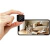 AOBOCAM Mini Telecamera WiFi 1080P con Memoria Cloud - 150° Grandangolo Telecamera Wireless Interna con Sensore di Movimento, Modalità Notte e Batteria a Lunga Durata