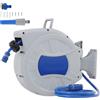 ORTOSUD Avvolgitubo Automatico da Parete Con Tubo PVC 20M Tre Strati, Supporto Metallico Girevole 180°, Blocco Lunghezza, Irrigazione Giardino, Lavaggio Auto e Pulizia Domestica