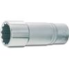 Hazet 900Tz-22 Inserto Chiave a Bussola Doppio Esagono, Argento, Attacco Quadro, Cavo, 12.5 mm 1/2 di Pollice