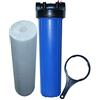 Aquintos Wasseraufbereitung 'Big Blue 20 1IG Alloggiamento del filtro con filtro e filtro chiave - Filtro acqua - prefiltro - casa acqua filtro - Filtro Cartuccia