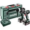 Metabo SBLTBL+SSDLT200BL -Akku-Schlagbohrschrauber, Akku-Schlagschrauber incl. batería recargable, incl. cargador