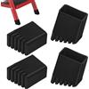 MHDJQ Piedini Scala Alluminio Piedini Gomma Scala 20x30mm(4Pcs, 20 * 30mm)