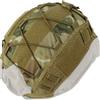OneTigris Copertura per casco tattico con toppa in omaggio, in tessuto mimetico per softair, per casco Fast PJ, taglia L, M/L, XL, L/XL, compatibile con Ops-Core, casco non incluso