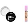 NYX PROFESSIONAL MAKEUP NYX Professional Make Up Finishing Powder Studio, Cipria Trasparente Opacizzante in Polvere Libera, Tonalità Translucent, Confezione da 1 & Bare With Me, Siero Correttore, Naturale, 9.6ml